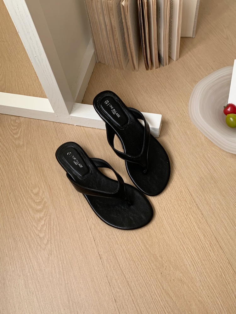 2026 New Summer Fairy Style Women's Flip Flops 3cm Wedge Toe Separator Slippers - Image 4